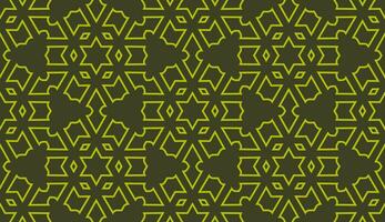 abstrakt Luxus Grün Linien nahtlos Muster vektor