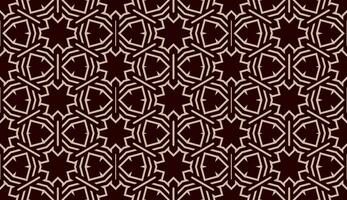 abstrakt elegant mörk brun rader sömlös mönster vektor