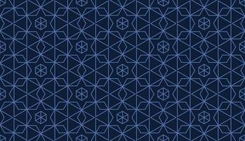 abstrakt geometrisch Blau Linie Digital Technik nahtlos Muster vektor