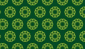 abstrakt Luxus elegant Grün und dunkel Grün Blumen- nahtlos Muster vektor
