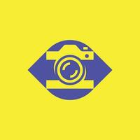 modern Auge Kamera Fotografie Logo vektor