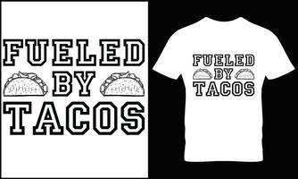 tacos t-shirt design vektor grafisk.