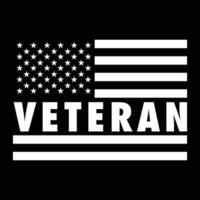 veteran dag vektor, illustration design med oss flagga för baner, affisch, t-shirt vektor