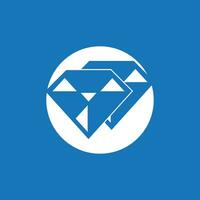Schmuck Linie Kunst Diamant Logo Symbol und Symbol vektor