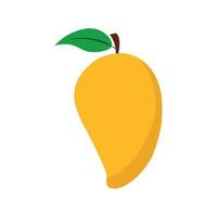 Mango Vektor Illustration Essen Natur Symbol Konzept isoliert