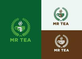 Tee Logo Design Vorlage vektor