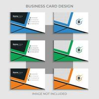 Vektor modern Fachmann Geschäft Karte Design, abstrakt einfach kreativ Marketing Agentur Besuch Karte Design Vorlage mit 3 Farben Konzept.