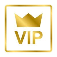 VIP-Symbolvektor für Grafikdesign, Logo, Website, soziale Medien, mobile App, ui vektor