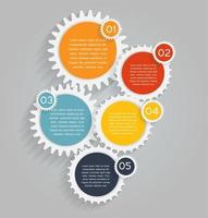 Infografik-Geschäftsschablonen-Vektorillustration vektor