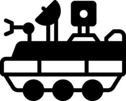 solide Symbol zum Rover vektor