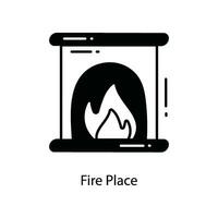 Feuer Platz Gekritzel Symbol Design Illustration. Reise Symbol auf Weiß Hintergrund eps 10 Datei vektor