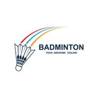 badminton logo vektor ikon design design