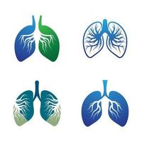lung logotyp bilder design vektor
