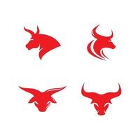 bull head logo bilder vektor