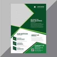 Werbevorlage für modernes Business-Flyer-Design vektor