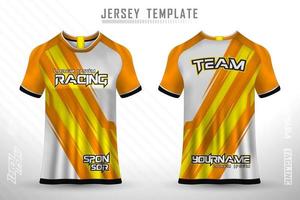 sport jersey och t-shirt mall sport jersey design vektor mockup.