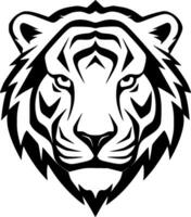 Tiger - - minimalistisch und eben Logo - - Vektor Illustration