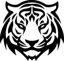 Tiger - - minimalistisch und eben Logo - - Vektor Illustration