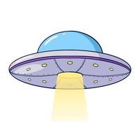 tecknad ufo illustration vektor