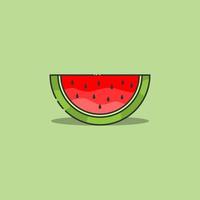 Wassermelone-Vektor-Illustration vektor