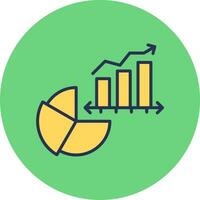 Diagrammvektorsymbol vektor