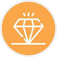 Diamant kreatives Icon-Design vektor