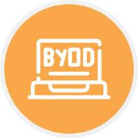 byod Tour kreativ Symbol Design vektor