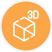 3d Objekt kreativ Symbol Design vektor