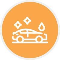 Auto waschen kreativ Symbol Design vektor