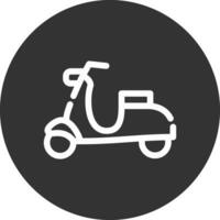 Scooter kreatives Icon-Design vektor