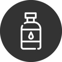 Wasserflasche kreatives Icon-Design vektor