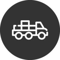 Mover Truck kreatives Icon-Design vektor