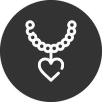 pärla halsband kreativ ikon design vektor