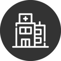 Krankenhaus kreatives Icon-Design vektor