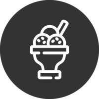 Dessert kreatives Icon-Design vektor