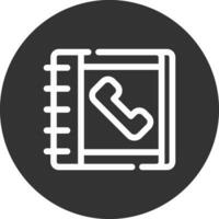 Telefonbuch kreatives Icon-Design vektor