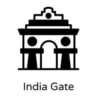 Indien Tor und Denkmal vektor