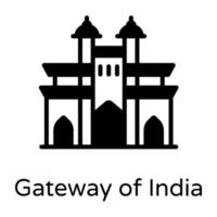 Gateway von Indien vektor