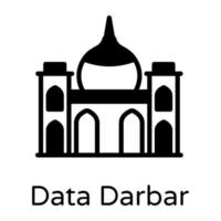 Datendarbar Gebäude vektor