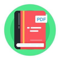 PDF-Buch und -Format vektor