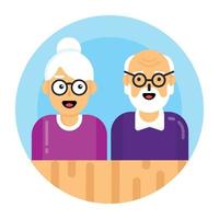 Großeltern und ältere Menschen vektor
