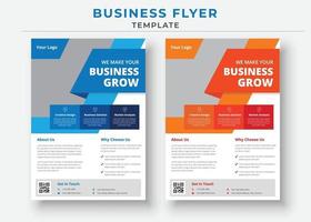 Business-Flyer-Vorlagen-Design, Marketing-Flyer-Design vektor