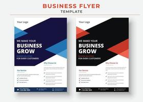 Business-Flyer-Vorlagen-Design, Marketing-Flyer-Design vektor