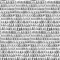 handritad doodle abstrakt svartvitt sömlöst mönster vektor