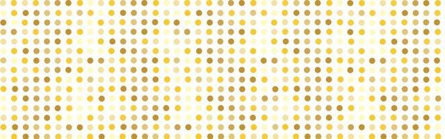 horizontales Muster mit gelben Punkten vektor