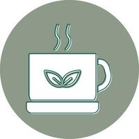 Kräuter- Tee Vektor Symbol