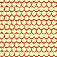 abstrakt geometrisch rot Fisch Rahmen Muster. vektor