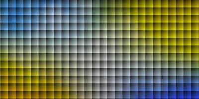 hellblauer, gelber Vektorhintergrund im polygonalen Stil. vektor