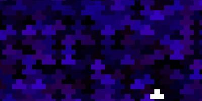 dunkelrosa, blaue Vektorschablone in Rechtecken. vektor