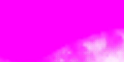 hellviolette, rosa Vektorschablone mit Kreisen. vektor